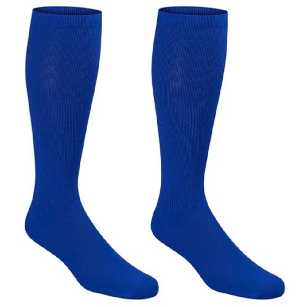 EcoSox Premier Soccer Socks - 2 Pack, Bright Royal, Size 9-11